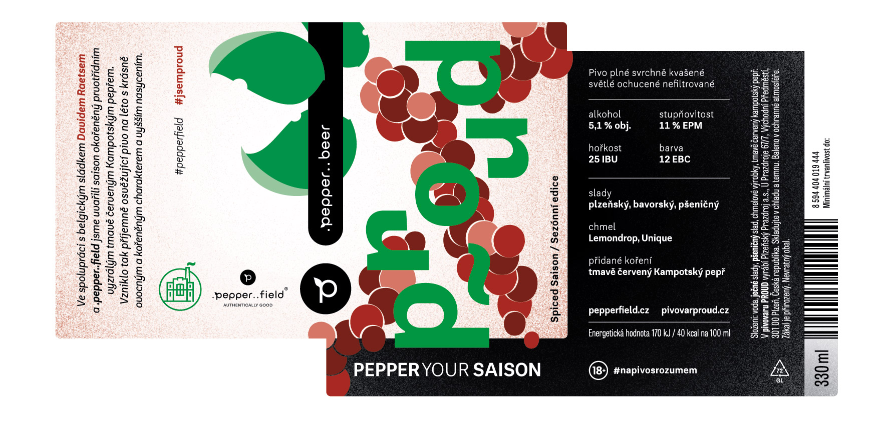 Set etiket Pepper Your Saison